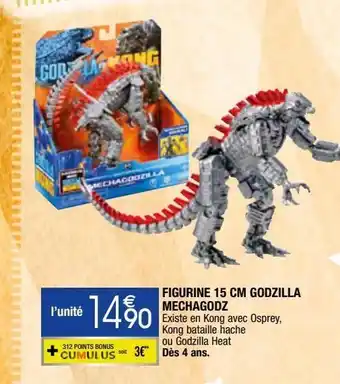 Migros Figurine 15 cm godzilla mechagodz offre