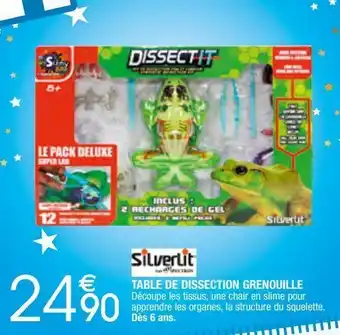 Table de dissection grenouille