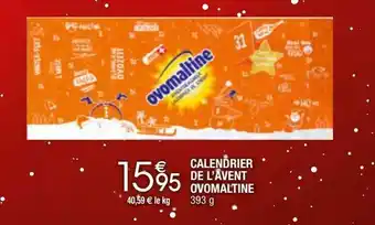 Migros Calendrier de l'avent ovomaltine offre