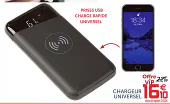 Gifi Chargeur Universel offre