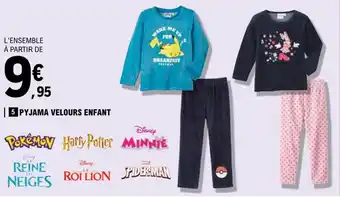 E.Leclerc Pyjama Velours Enfant offre
