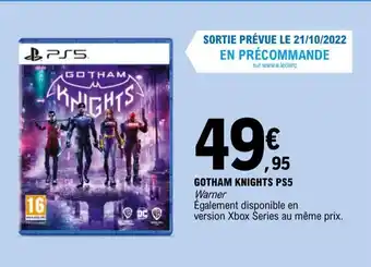E.Leclerc Gotham Knights PS5 offre
