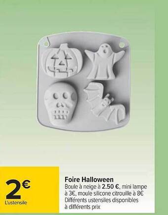 Carrefour Foire halloween offre