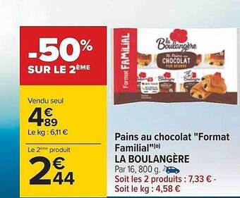 Carrefour Pains au chocolat offre