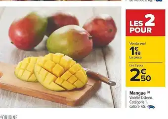 Carrefour Mangue osteen offre
