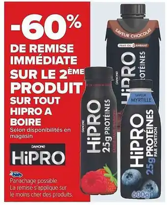 Carrefour Hipro à boire offre