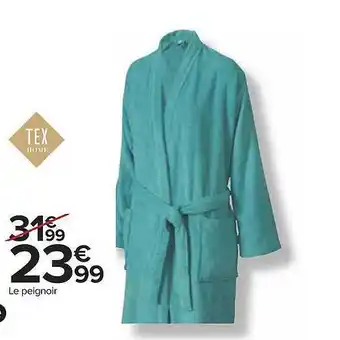 Carrefour Le peignoir tex home offre