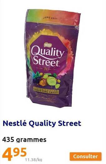 Action Nestlé quality street offre
