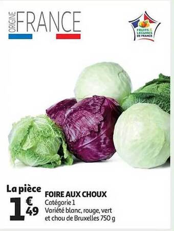 Auchan Foire aux choux offre
