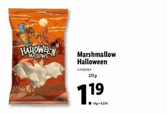 Lidl Marshmallow halloween offre