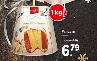 Lidl Pandoro favorina offre