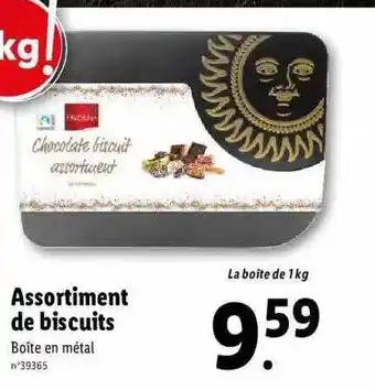 Lidl Assortiment de biscuits offre