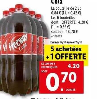 Lidl Cola offre