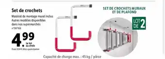 Lidl Set de crochets offre