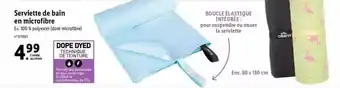 Lidl Serviette de bain en microfibre crivit offre
