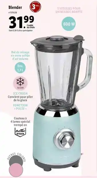Lidl Blender silvercrest offre