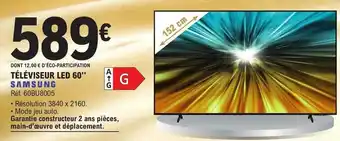 E.Leclerc Téléviseur led 60 offre