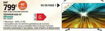 E.Leclerc Téléviseur oled 55 offre