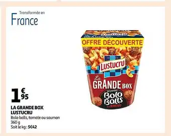 Auchan La grande box lustucru offre