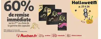Auchan La gamme des capsules l'or offre