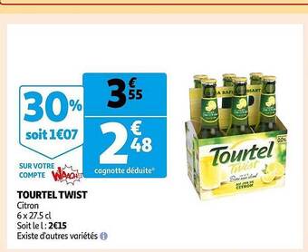 Auchan Tourtel twist offre