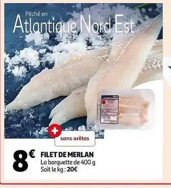 Auchan Filet de merlan offre