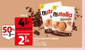 Nutella biscuits ferrero