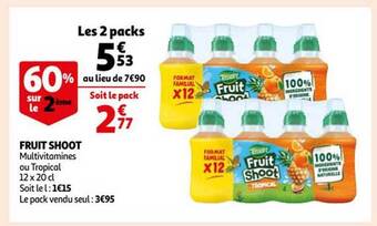 Auchan Fruit shoot offre
