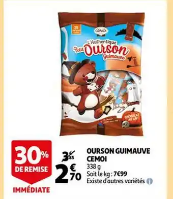 Ourson guimauve cemoi