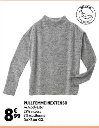 Auchan Pull femme inextenso offre