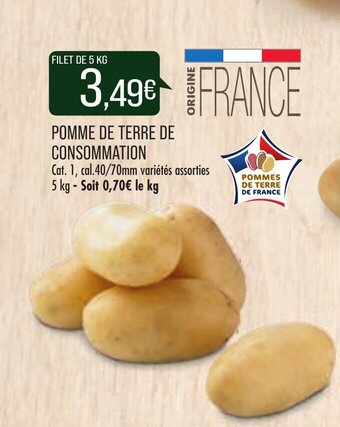Match Pomme De Terre De Consommation offre