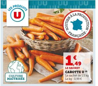 Super U U carotte offre