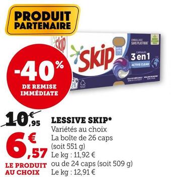U Express Skip lessive * offre