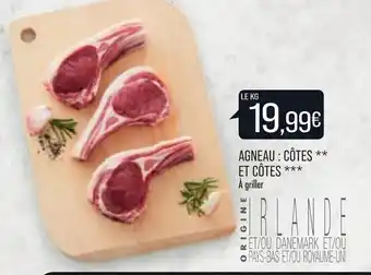 Match Agneau : Cotes Et Cotes offre