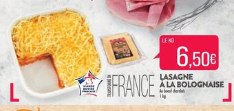 Match Lasagne A La Bolognaise offre