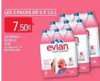 Match Eau Minerale Naturelle Evian offre
