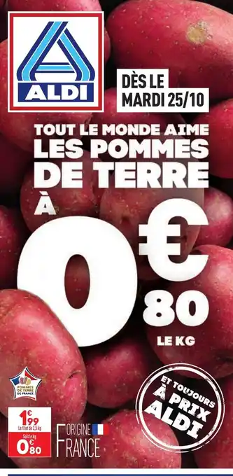 ALDI Les Pommes De Terre offre