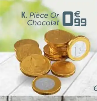 Gifi Pièces Or Chocolat offre
