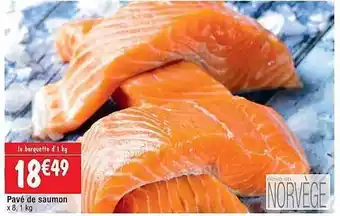Cora x Carrefour Pavé de saumon offre