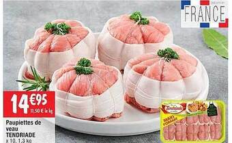 Cora x Carrefour Paupiettes de veau tendriade offre