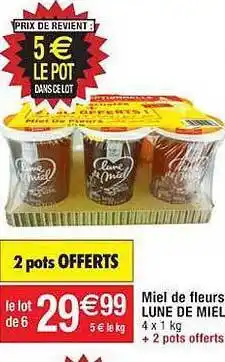 Cora x Carrefour Miel de fleurs lune de miel offre