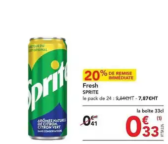 METRO Fresh sprite offre