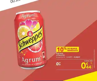METRO Agrumes schweppes offre