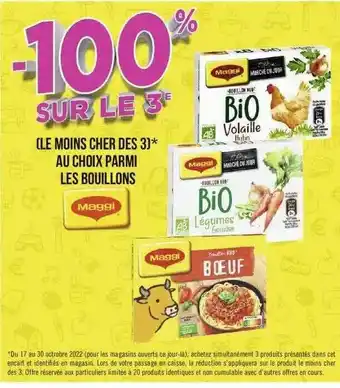 Géant Casino Les bouillons maggi offre