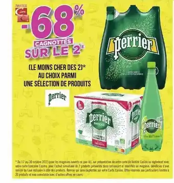 Géant Casino Produits perrier offre