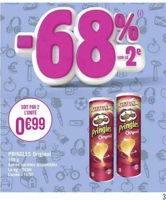 Géant Casino Pringles original offre