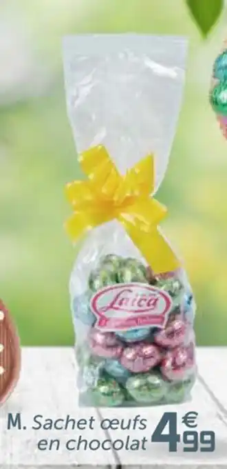 Gifi Sachet œufs en chocolat offre