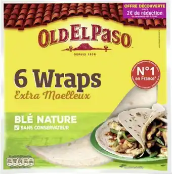 Géant Casino Wraps blé nature offre