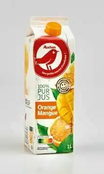 Auchan PUR JUS ORANGE MANGUE offre