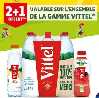 Auchan Bon Plan sur l'ensemble de la marque Vittel offre